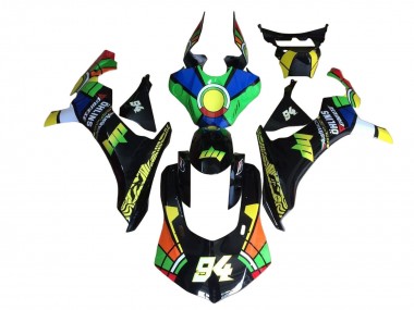 Best 2020-2025 Yamaha YZF 1000 R1 Motorcycle Fairings - Blue Green Yellow Red Black Color Wheel 94 UK