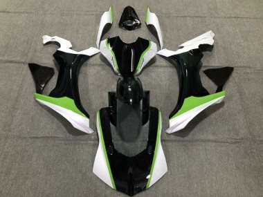 Best 2020-2025 Yamaha YZF 1000 R1 Motorcycle Fairings - White Green Glossy Black UK