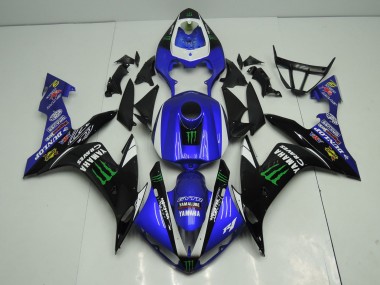 Best 2004-2006 Yamaha YZF 1000 R1 Motorcycle Fairings - Blue White Black Green Monster Energy UK