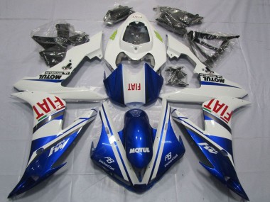 Best 2004-2006 Yamaha YZF 1000 R1 Motorcycle Fairings - White Blue Red Fiat Motul UK