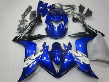 Best 2004-2006 Yamaha YZF 1000 R1 Motorcycle Fairings - Blue White Glossy Black UK