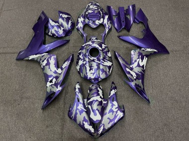 Best 2004-2006 Yamaha YZF 1000 R1 Motorcycle Fairings - Purple White Grey Camouflage UK