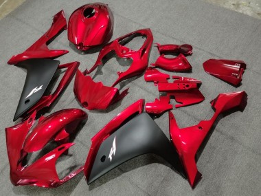 Best 2004-2006 Yamaha YZF 1000 R1 Motorcycle Fairings - Red Matte Black UK