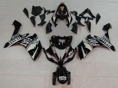 Best 2007-2008 Yamaha YZF 1000 R1 Motorcycle Fairings - White Black Fiat UK