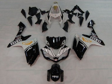 Best 2007-2008 Yamaha YZF 1000 R1 Motorcycle Fairings - White Black Orange Dolphin UK