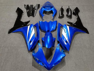 Best 2007-2008 Yamaha YZF 1000 R1 Motorcycle Fairing - Blue White Black UK