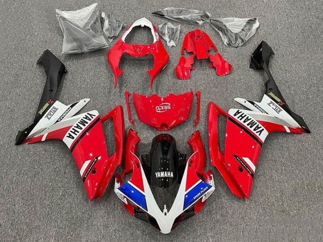2007-2008 Yamaha YZF 1000 R1 Motorcycle Fairings - Red White Blue Black UK