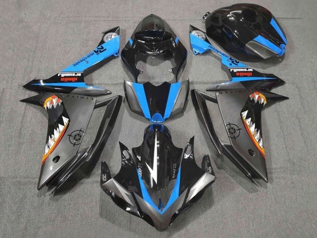 2007-2008 Yamaha YZF 1000 R1 Motorcycle Fairings - Glossy Black Blue Silver Orange White Shark UK