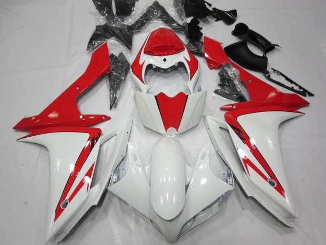 2007-2008 Yamaha YZF 1000 R1 Motorcycle Fairing - White Red UK