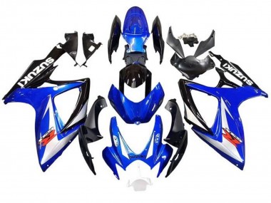 Best 2006-2007 Suzuki GSXR 600 / GSXR 750 Motorcycle Fairings - Blue White Black Red UK