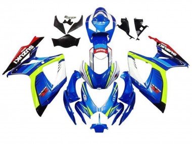 Best 2006-2007 Suzuki GSXR 600 / GSXR 750 Motorcycle Fairings - Blue Yellow White Red UK