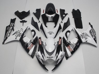 Best 2006-2007 Suzuki GSXR 600 / GSXR 750 Motorcycle Fairings - White Black Red Corona Extra Motul Alstare UK