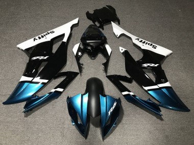 Best 2008-2016 Yamaha YZF R6 Motorcycle Fairings - White Blue Black Spiffy UK