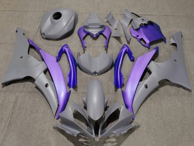 Best 2008-2016 Yamaha YZF R6 Motorcycle Fairings - Grey Purple UK