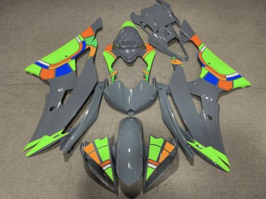 Best 2008-2016 Yamaha YZF R6 Motorcycle Fairings - Nardo Grey Neon Green Color Wheel UK