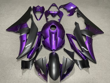 Best 2008-2016 Yamaha YZF R6 Motorcycle Fairing - Purple Matte Black UK