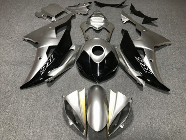 Best 2008-2016 Yamaha YZF R6 Motorcycle Fairings - Silver Gold Black UK