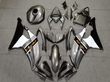 Best 2008-2016 Yamaha YZF R6 Motorcycle Fairings - Silver White Gold Black UK