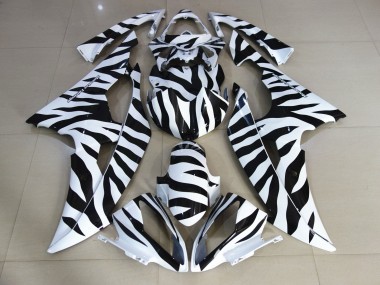 Best 2008-2016 Yamaha YZF R6 Motorcycle Fairings - White Black Zebra UK