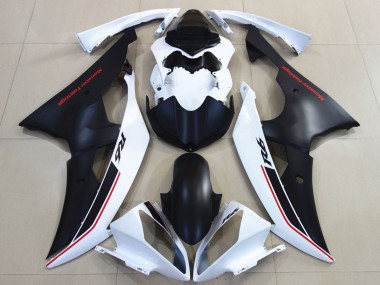 Best 2008-2016 Yamaha YZF R6 Motorcycle Fairings - White Matte Black Red UK