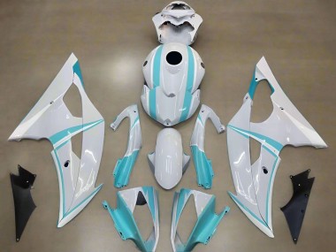 Best 2008-2016 Yamaha YZF R6 Motorcycle Fairings - White Light Blue UK