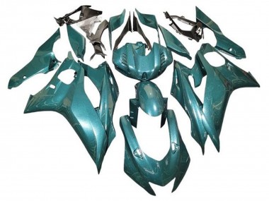 Best 2017-2023 Yamaha YZF R6 Motorcycle Fairings - Metallic Teal Green UK