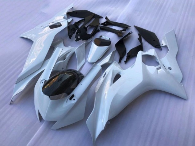 2017-2023 Yamaha YZF R6 Motorcycle Fairings - White Glossy Black UK