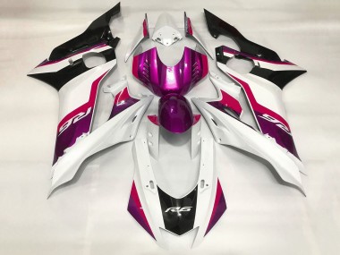 Best 2017-2023 Yamaha YZF R6 Motorcycle Fairings - White Red Purple Black UK