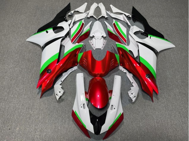 2017-2023 Yamaha YZF R6 Motorcycle Fairings - White Neon Green Red Black UK