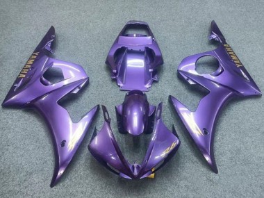 Best 2005 Yamaha YZF R6 Motorcycle Fairings - Purple Gold UK