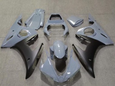 Best 2005 Yamaha YZF R6 Motorcycle Fairings - Nardo Grey Matte Black UK
