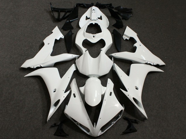 2005 Yamaha YZF R6 Motorcycle Fairings - White UK
