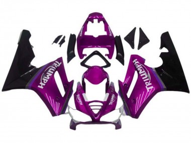 Best 2009-2012 Triumph Daytona 675 Triple Motorcycle Fairings - Purple Glossy Black UK