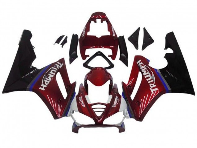 2009-2012 Triumph Daytona 675 Triple Motorcycle Fairings - Red Blue Glossy Black UK