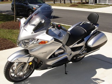 Best 2002-2016 Honda ST1300 Motorcycle Fairing - Silver Matte Black UK