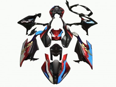 Best 2019-2022 BMW S1000RR Motorcycle Fairing - Black Blue Red Gold UK