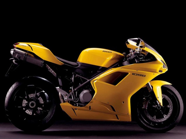 2007-2014 Ducati 1098 Motorcycle Fairings - Yellow UK