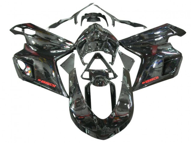 2007-2014 Ducati 1098 Motorcycle Fairings - Glossy Black UK