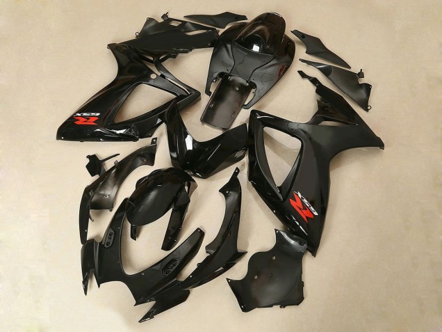 2006-2007 Suzuki GSXR 600/750 Motorcycle Fairing - Glossy Black UK
