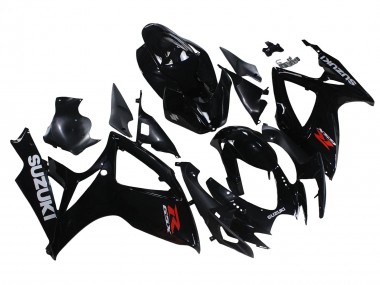 Best 2006-2007 Suzuki GSXR 600/750 Motorcycle Fairings - Glossy Black UK
