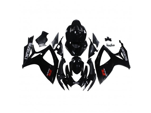 2006-2007 Suzuki GSXR 600/750 Motorcycle Fairings - Glossy Black UK