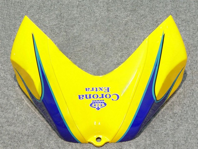 2006-2007 Suzuki GSXR 600/750 Motorcycle Fairings - White Blue Yellow Corona Alstare UK