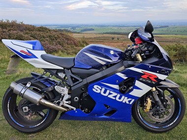 Best 2004-2005 Suzuki GSXR 600 Motorcycle Fairings - Blue White Red UK