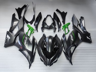 Best 2018-2024 Kawasaki EX400 Motorcycle Fairings - Glossy Black Matte Black Green White UK