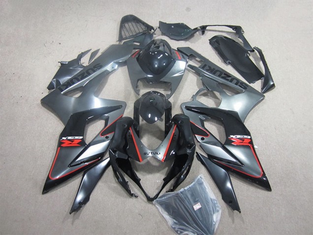 2005-2006 Suzuki GSXR 1000 Motorcycle Fairing Kits - Black Grey Red UK