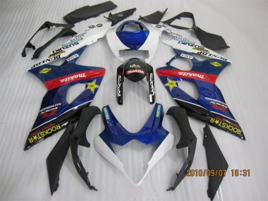 Best 2005-2006 Suzuki GSXR 1000 Motorcycle Fairings - Blue White Red Black Rockstar UK