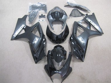 Best 2007-2008 Suzuki GSXR 1000 Bike Fairings - Glossy Black Matte Black UK