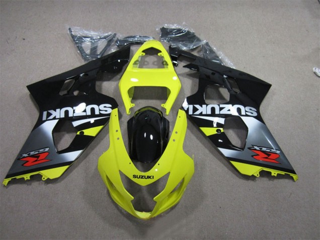 2004-2005 Suzuki GSXR 600 Motorcycle Fairings - Yellow Silver Black Red UK