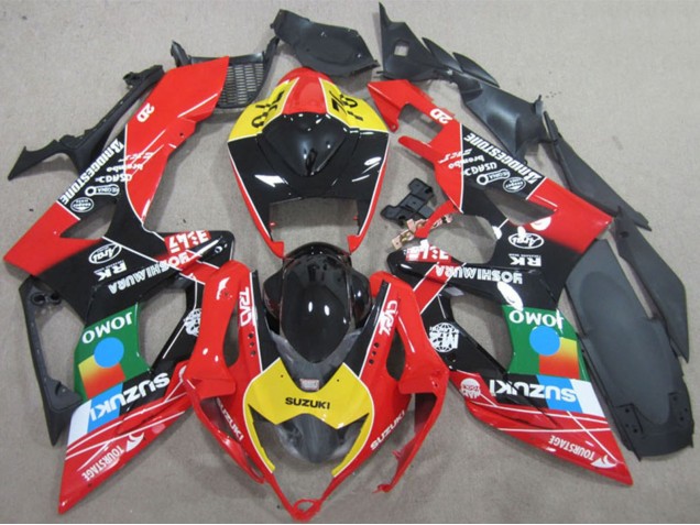 2006-2007 Suzuki GSXR 600 Motorcycle Fairings - Red Yellow Green Blue Black JOMO UK