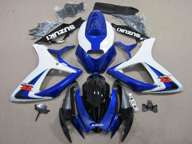Best 2006-2007 Suzuki GSXR 600 Motorcycle Fairings - White Blue Black Red UK
